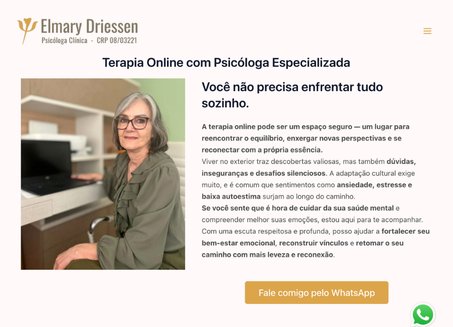 website psicóloga Elmary Driessen